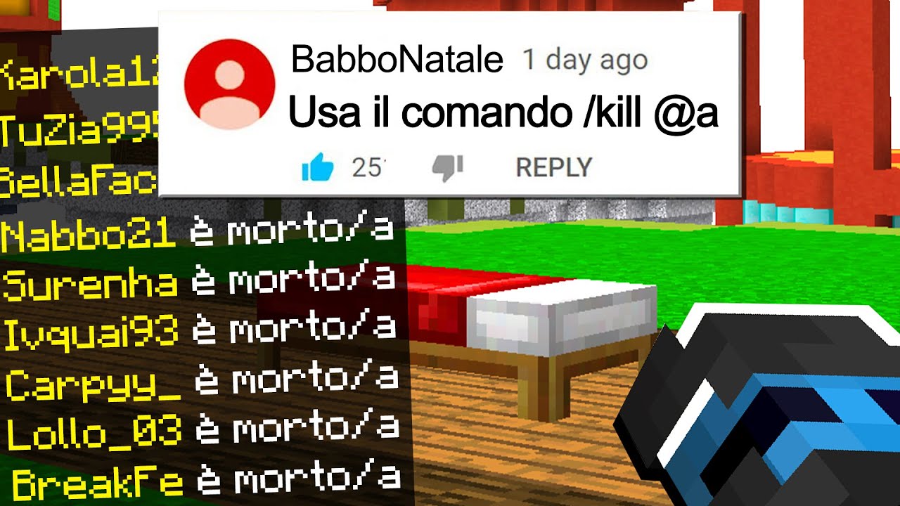 USO I COMANDO NELLE BEDWARS IN CREATIVA - MINECRAFT ITA