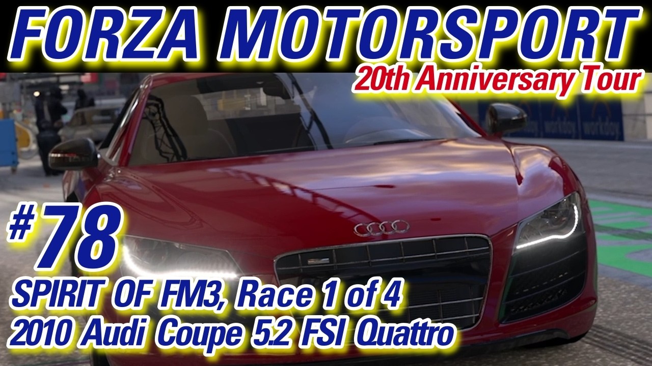 2010 Audi R8 Begins the Battle for the Spirit of FM3 Series Trophy at Barcelona-Catalunya