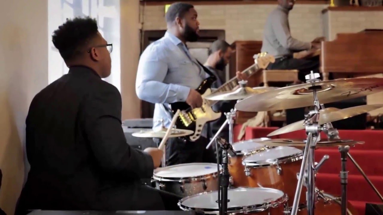 15-year-old Jaylan Crout Playing Drums in Church (Part 2)
