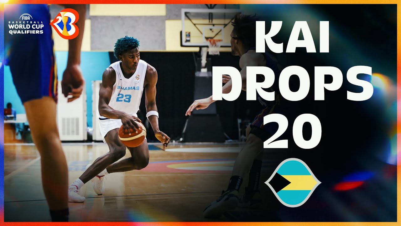 Kai Martinez JONES' 🇧🇸  Amazing Double-Double | 20 PTS | 10 REB | #FIBAWC 2023 Qualifiers