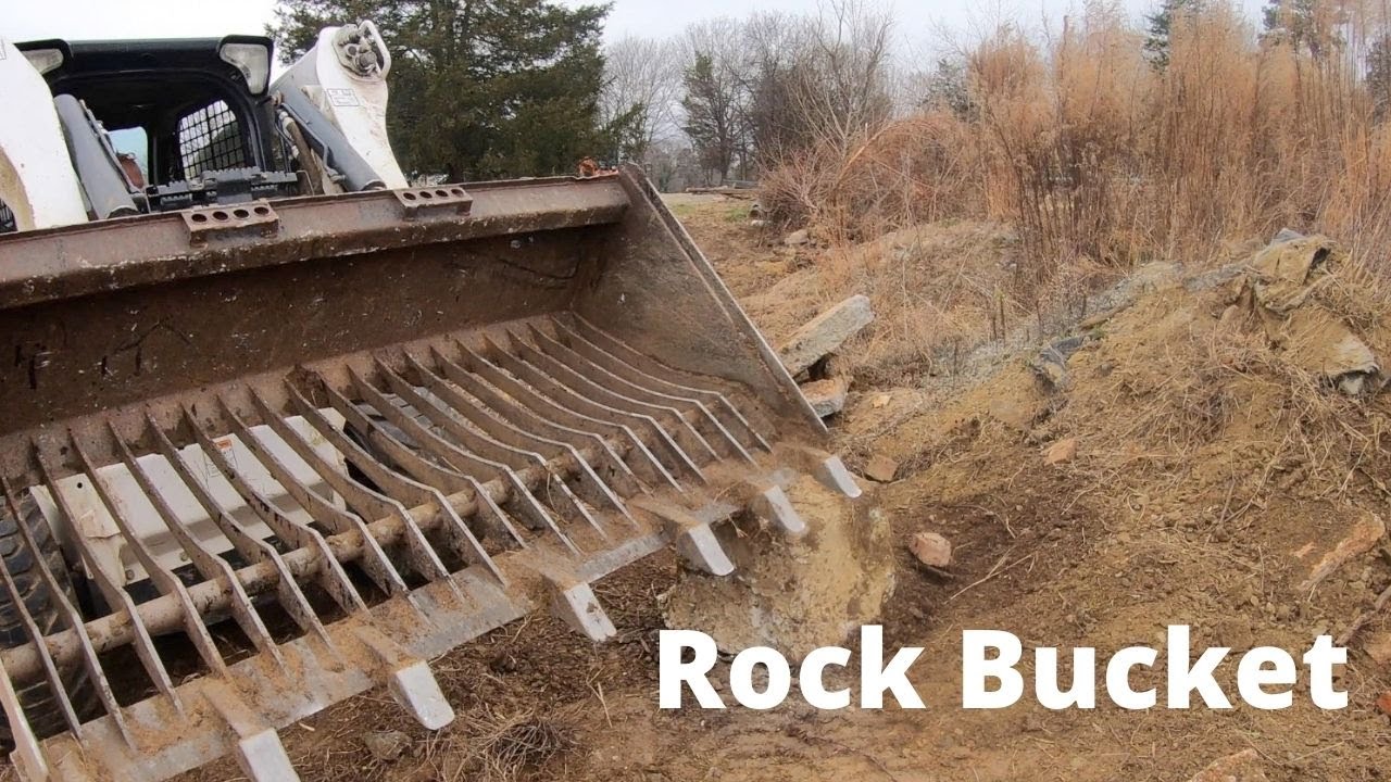 CLEANING UP WITH ROCK BUCKET