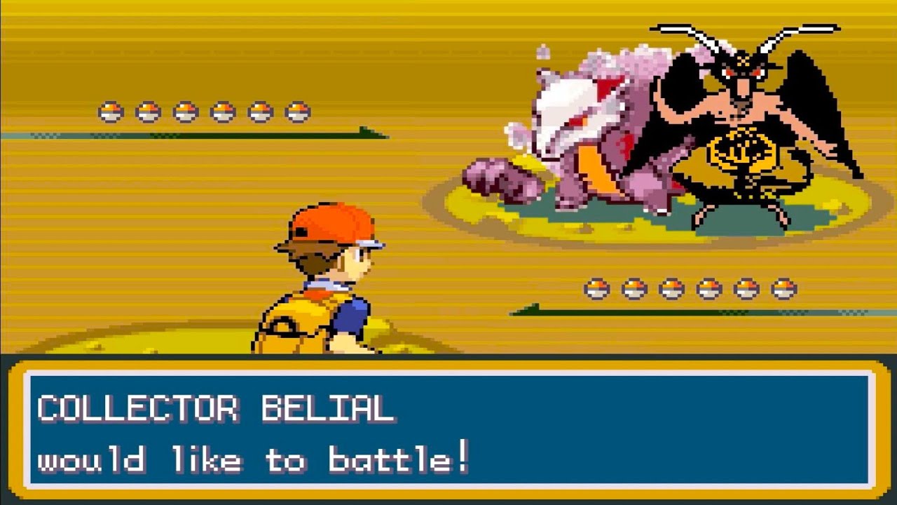 Satanic Being in Lavander Town? - vs Collector Belial (Pokemon FireRed Hack)