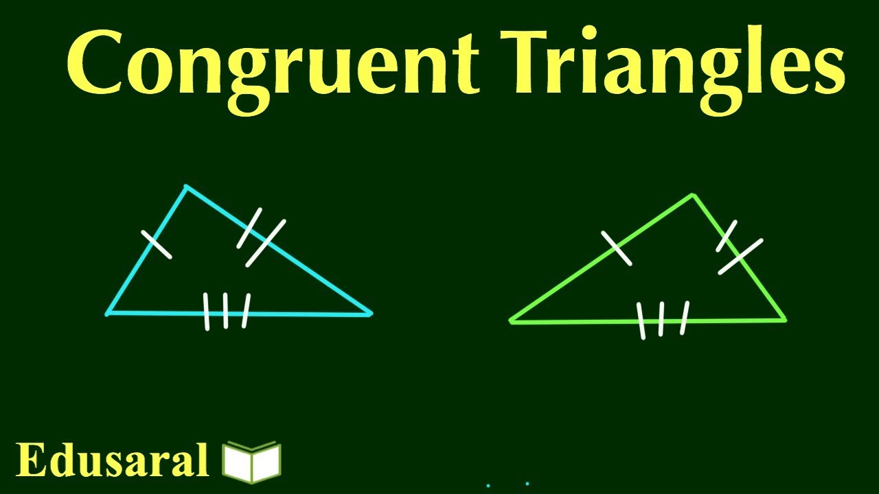 Concept of Congruent Triangle in Hindi | SSS, SAS, ASA, AAS  | All Competitive Exams | Edusaral