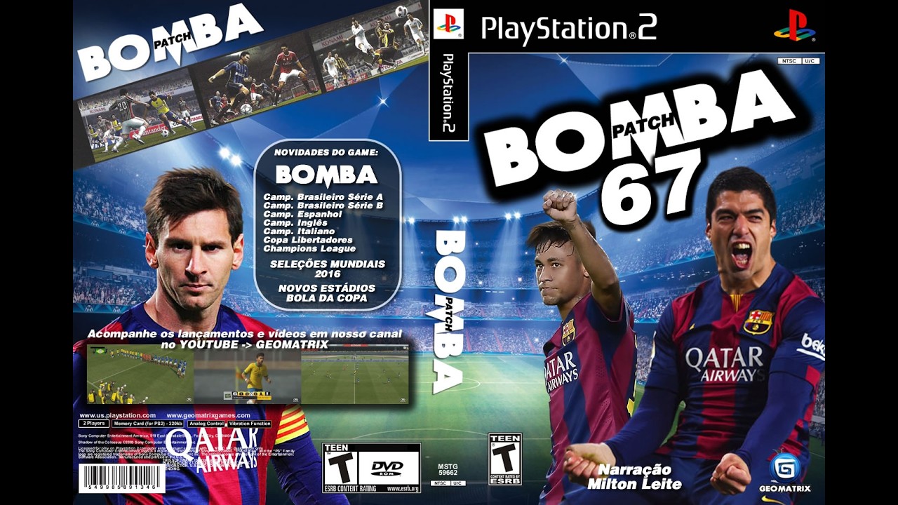 Bomba Patch 67 Geomatrix (Fevereiro 2016) - Galvão Bueno. Está de volta na internet! Download ISO