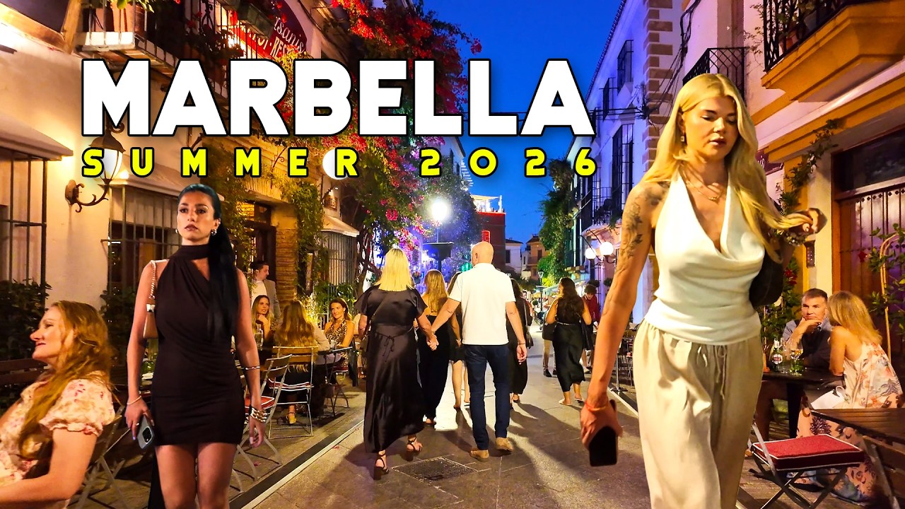 Marbella Spain 🇪🇸 Beautiful City Summer 2026 September Update Costa del Sol Walk | M&aacute;laga [4K]