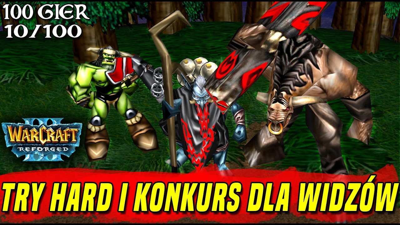 Seria 100 gier Orkami! Widzowie wygrywają nagrode! - EP1 - Warcraft 3