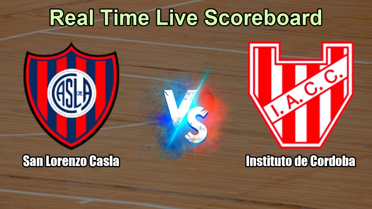 San Lorenzo Casla vs Instituto de Cordoba Live Score