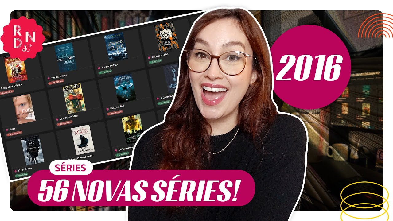 2016: CATALOGANDO S&Eacute;RIES LIDAS E EM ANDAMENTO