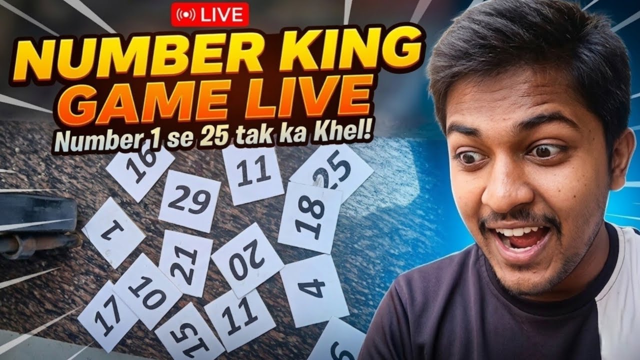 Number King Game Live | Titan vloger's Army | live | livefeed | 1 To 25 Number Live | Game