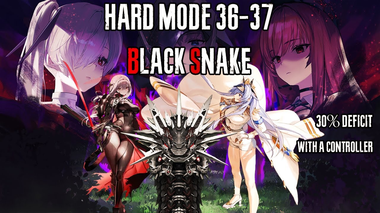 (GUIDE) My Chat Made This Boss Fight WAY Harder! | 36-37 Hard Mode Black Snake (30% Deficit)