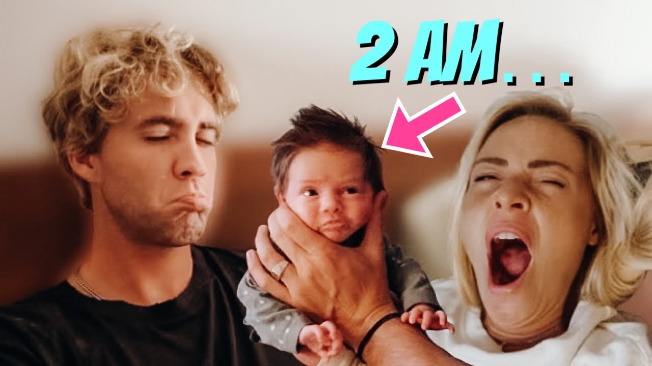 A night with our NEWBORN (sorry Sarah)