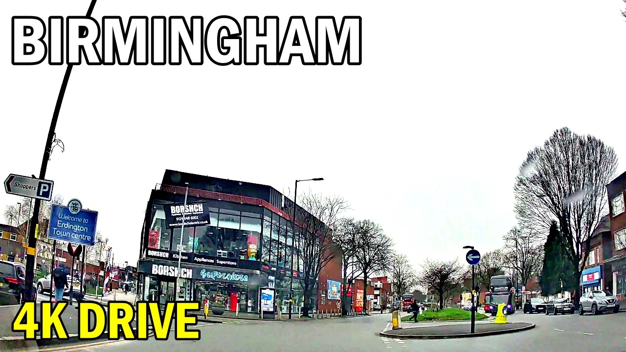 Birmingham UK City Drive | The Streets Look Completely Different Today | 4K POV Dashcam