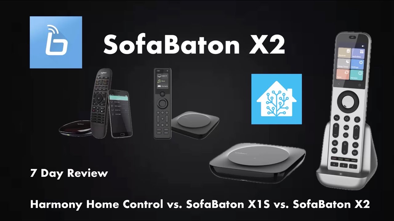 New SofaBaton X2 Smart Remote with Home Assistant Integration - 7 Day Review & Comparison