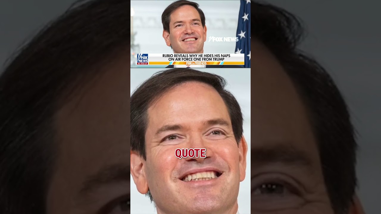 WATCH: Rubio reveals why he hides naps from Trump #foxnews #news #politics