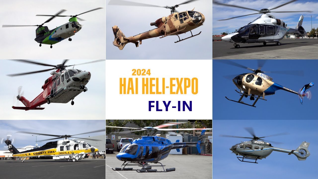 HAI HELI-EXPO 2024 FLY-IN | ANAHEIM #helicopter #video #engineering #aviation #avgeek #innovation