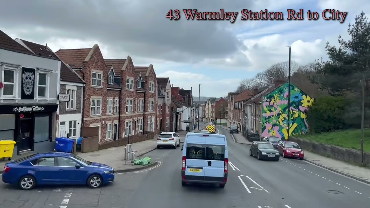First bus Bristol.Route No.43 Warmley /Station road to City Centre-Bristol