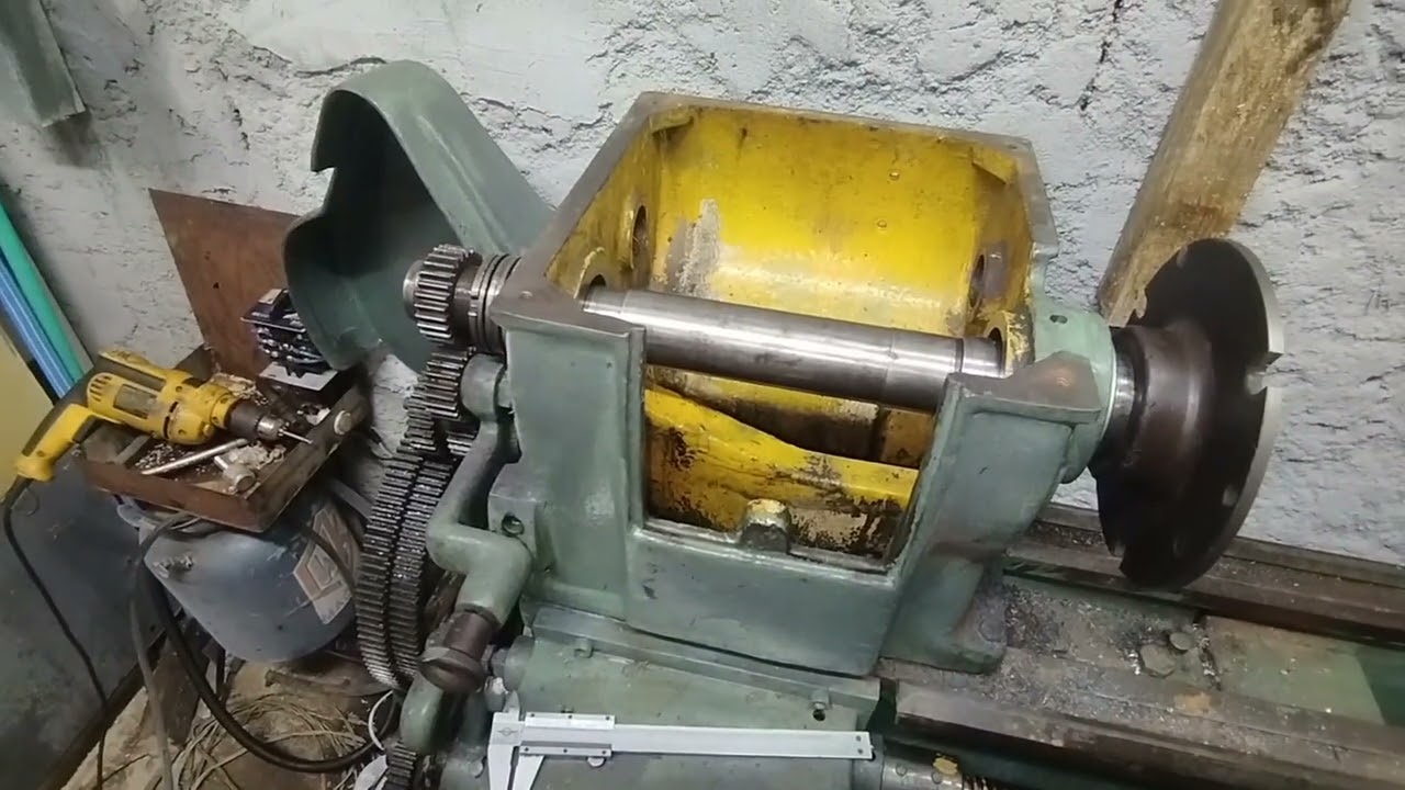 Reforma torno MITTO antigo (eixo árvore rolamentado) #2