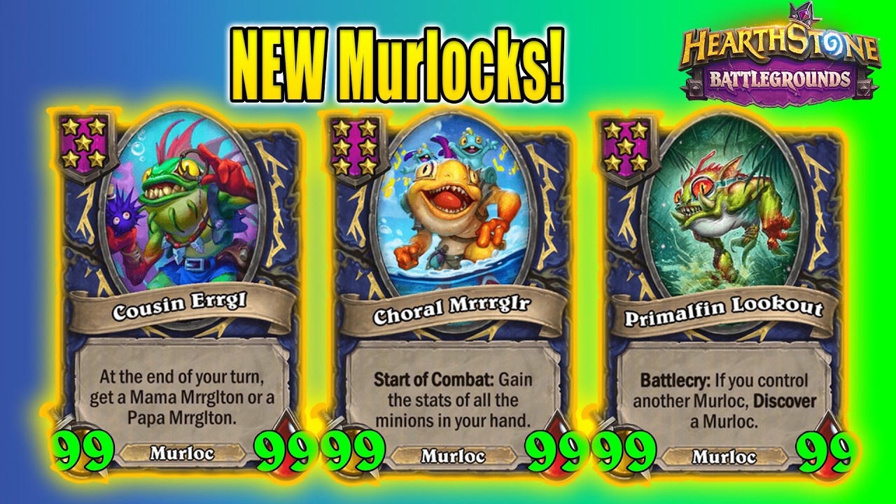 NEW Murlock Minions Are Actually Super Cute and Adorable! | Christian Hearthstone Battlegrounds