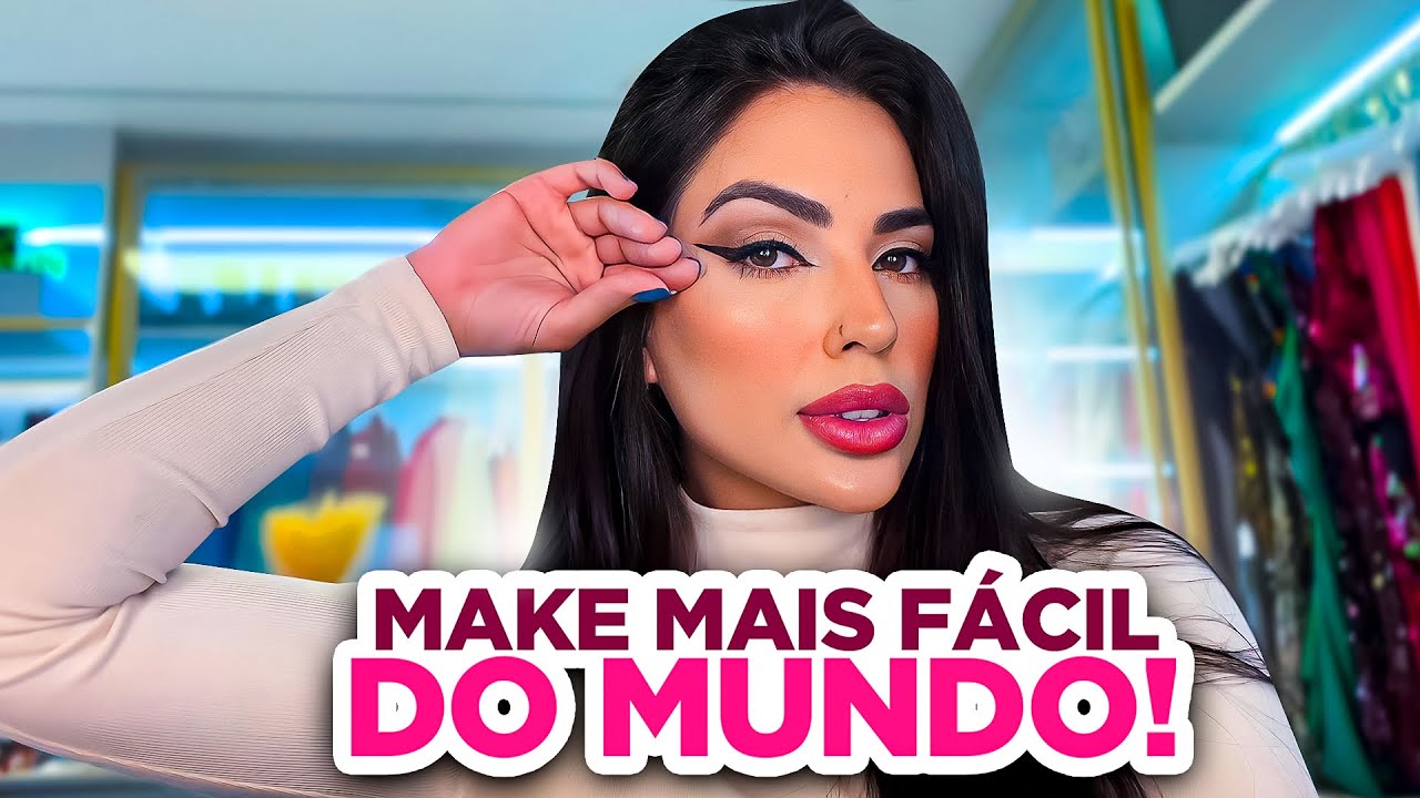MAKE QUE FAÇO TODOS OS DIAS!!! Passo a passo…