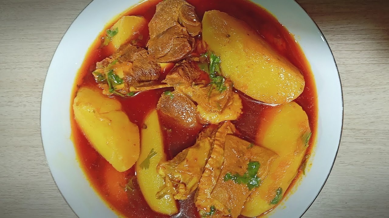Aalve te Maaz|Aloo Gosht recipe|kashmiri style Aloo Gosht.