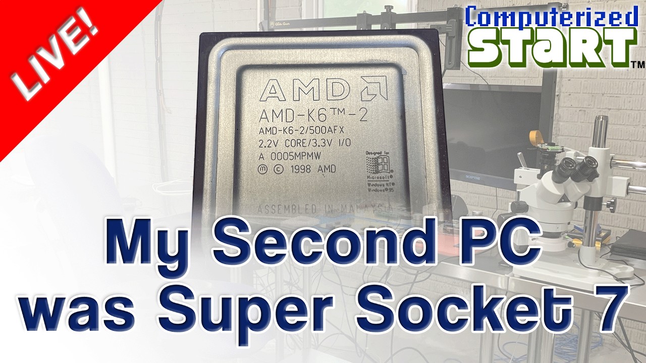 My Second PC and Socket 7: I Might Have Bought More AMD Processors... (Computerized Start™ Live)
