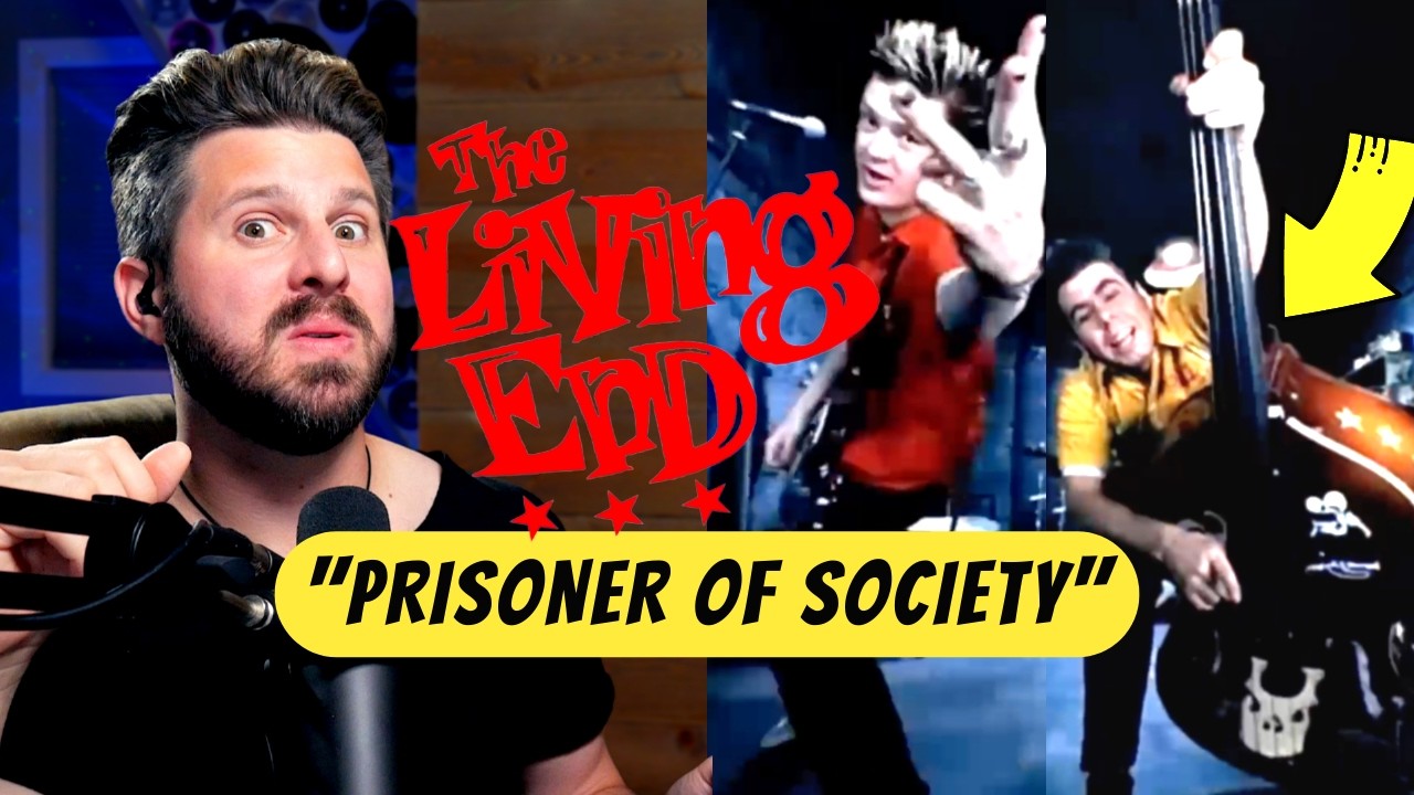 My first PSYCHOBILLY experience with THE LIVING END! Bass Teacher REACTS to “Prisoner of Society”