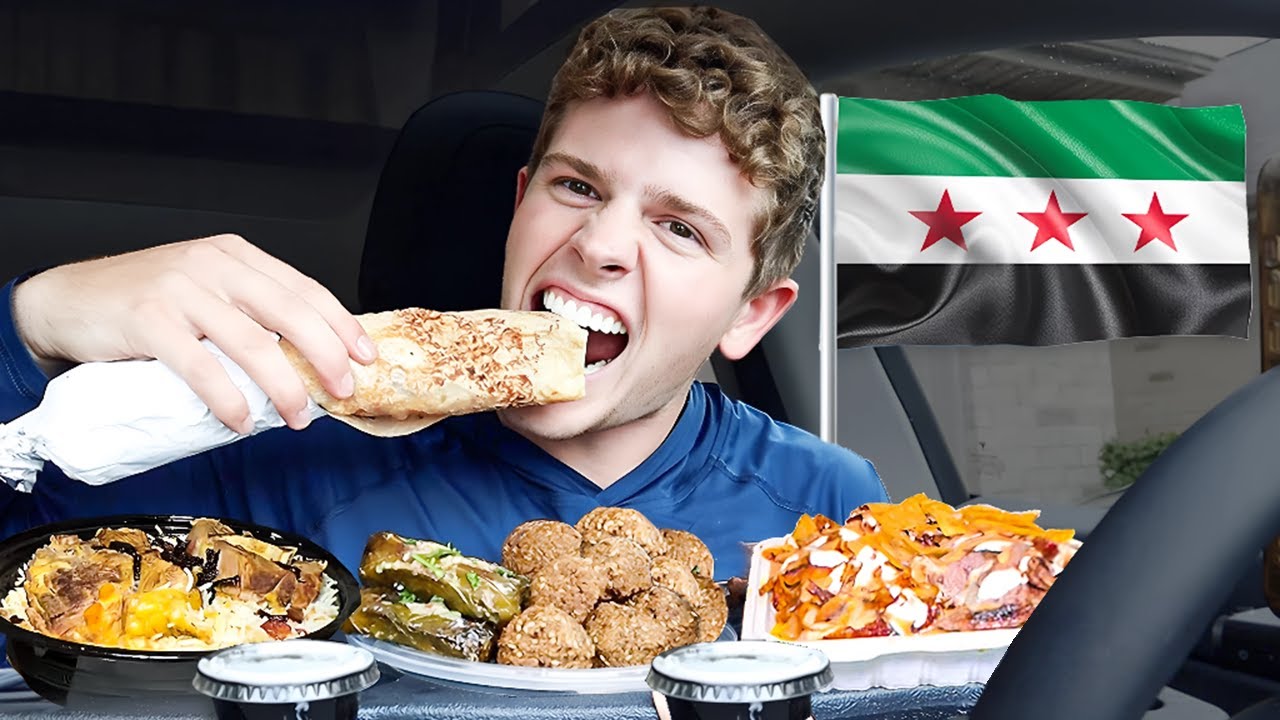 EATING SYRIAN FOOD! &bull; Full Eating Video