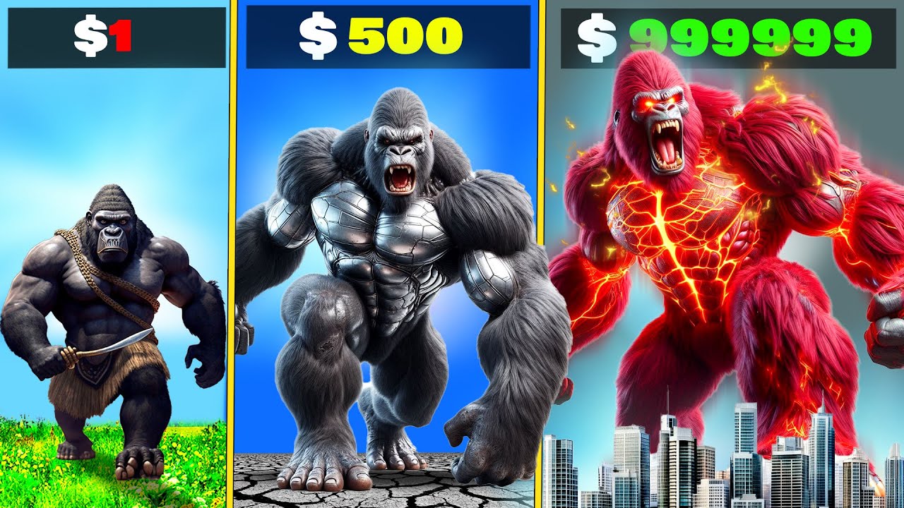 Upgrading POOR KING KONG to RICHEST KING KONG $999999 in GTA 5