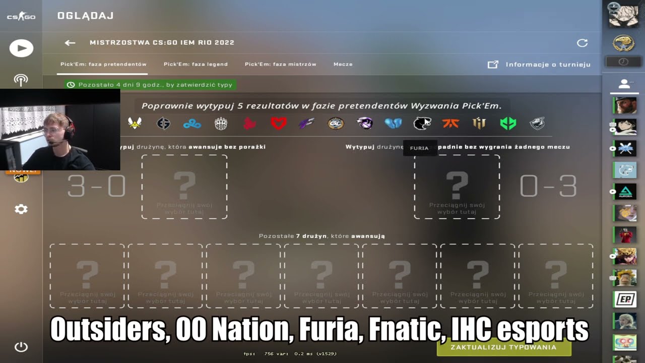 IEM Rio Major 2022 - Challenger Stage pick'em