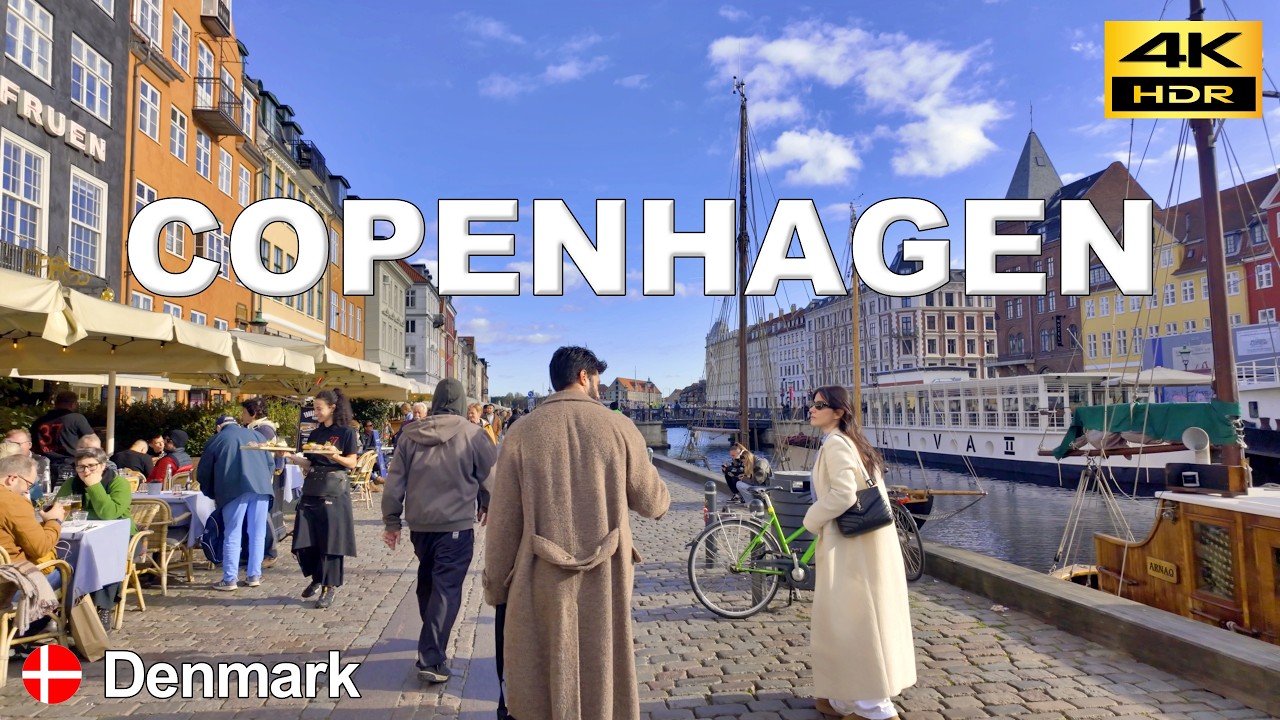 Копенгаген — 3,5 ч 4K прогулка | “HYGGE” – город уюта и счастья | Дания 🇩🇰 Окт 2024 [4K HDR]