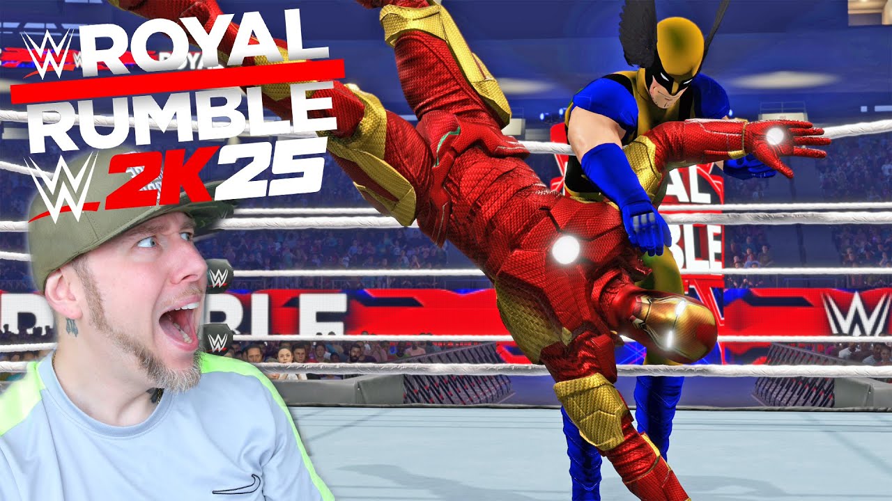 THE X MEN vs THE AVENGERS in WWE 2K25 Royal Rumble