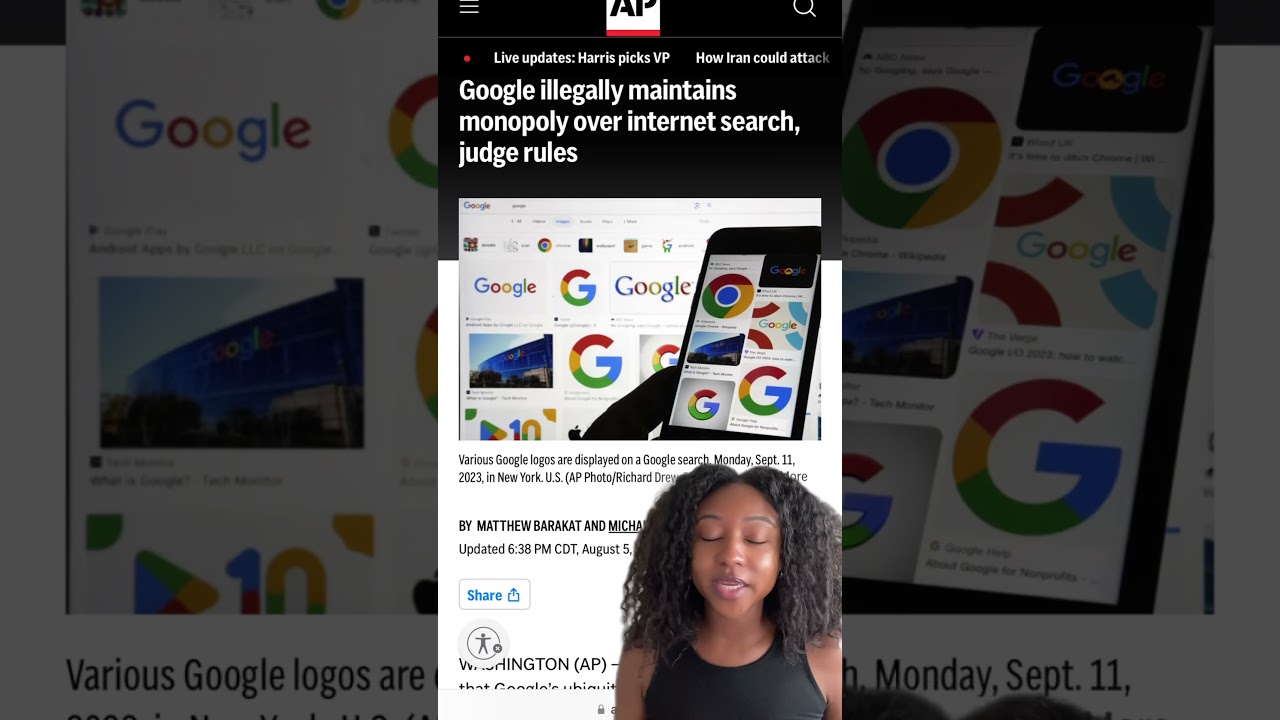 Google lost an antitrust lawsuit, ruled a monopolist. #GoogleAntitrust #google
