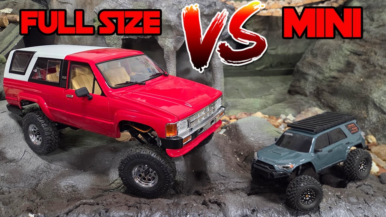 Full Size vs Mini RC Crawler: Honest Pros and Cons of 10th and 24th Scale Rigs