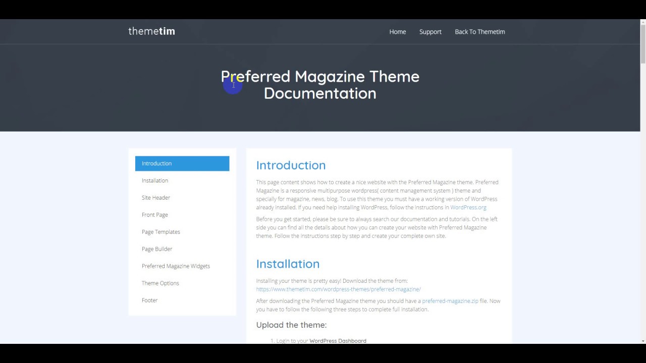 Preferred Magazine Site Header