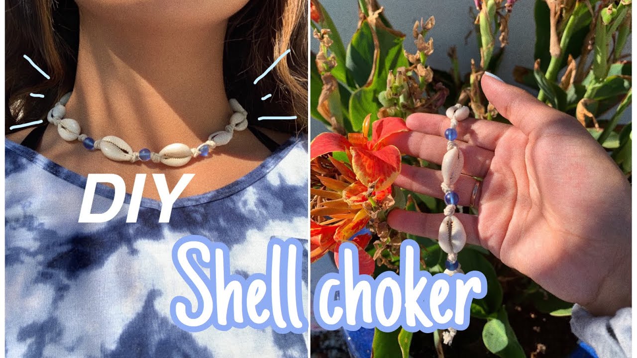 DIY SHELL CHOKER | TRENDY