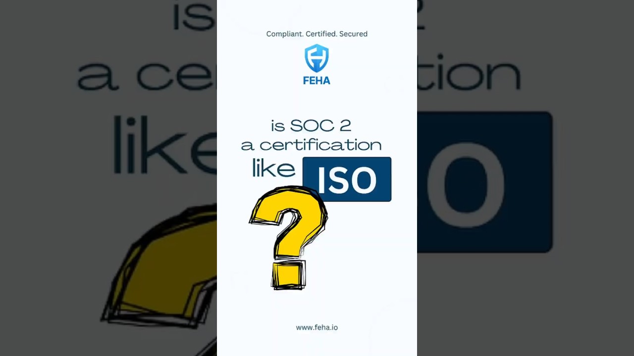 Is SOC 2 a certification like ISO?