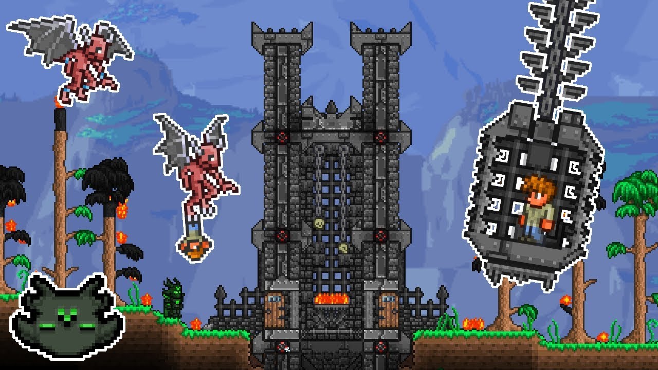 An Underworld Prison | Timelapse Build | Terraria