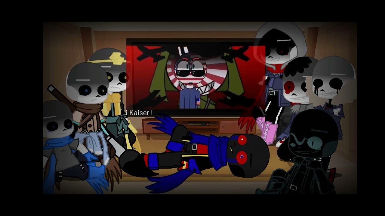 canon sans AU reacts countryhumans/1/2/🇨🇴/
