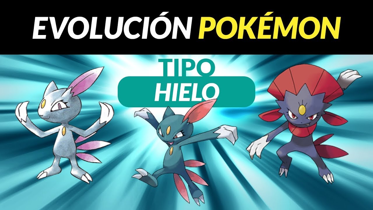 Evolución del Tipo Hielo: Gen 1 - 7