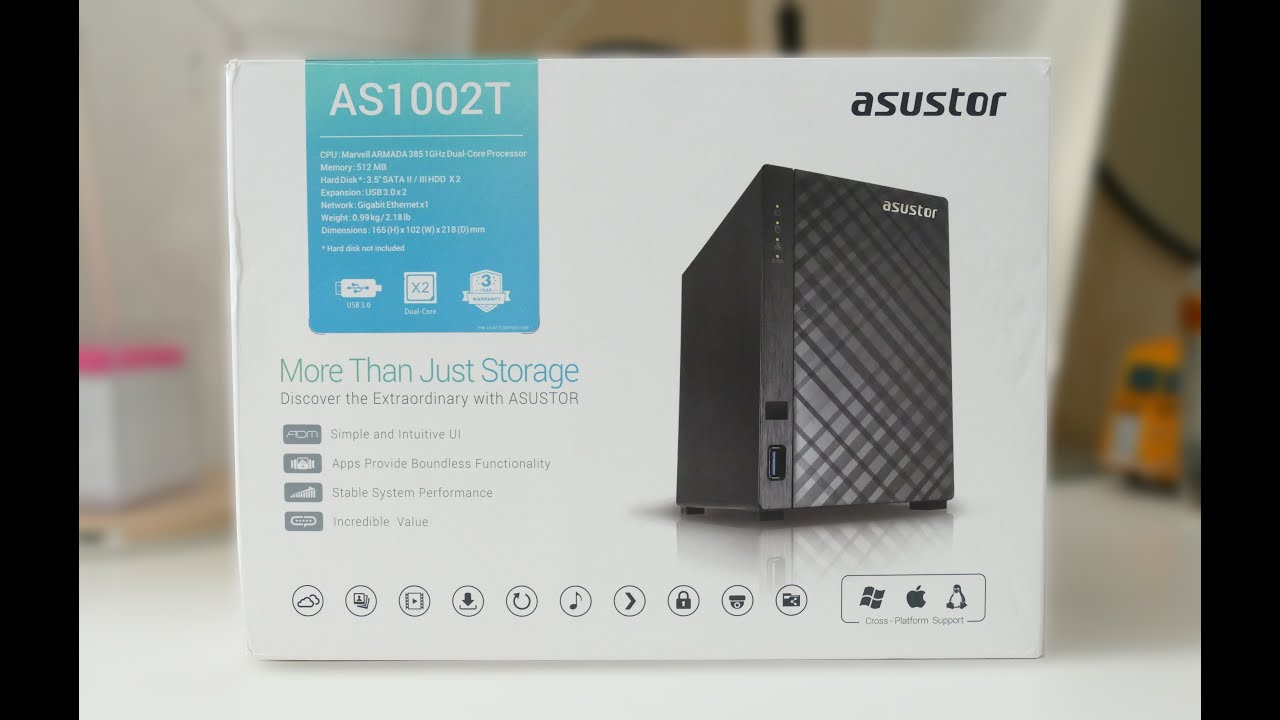 Место где можно хранить все! ASUStor 1002T