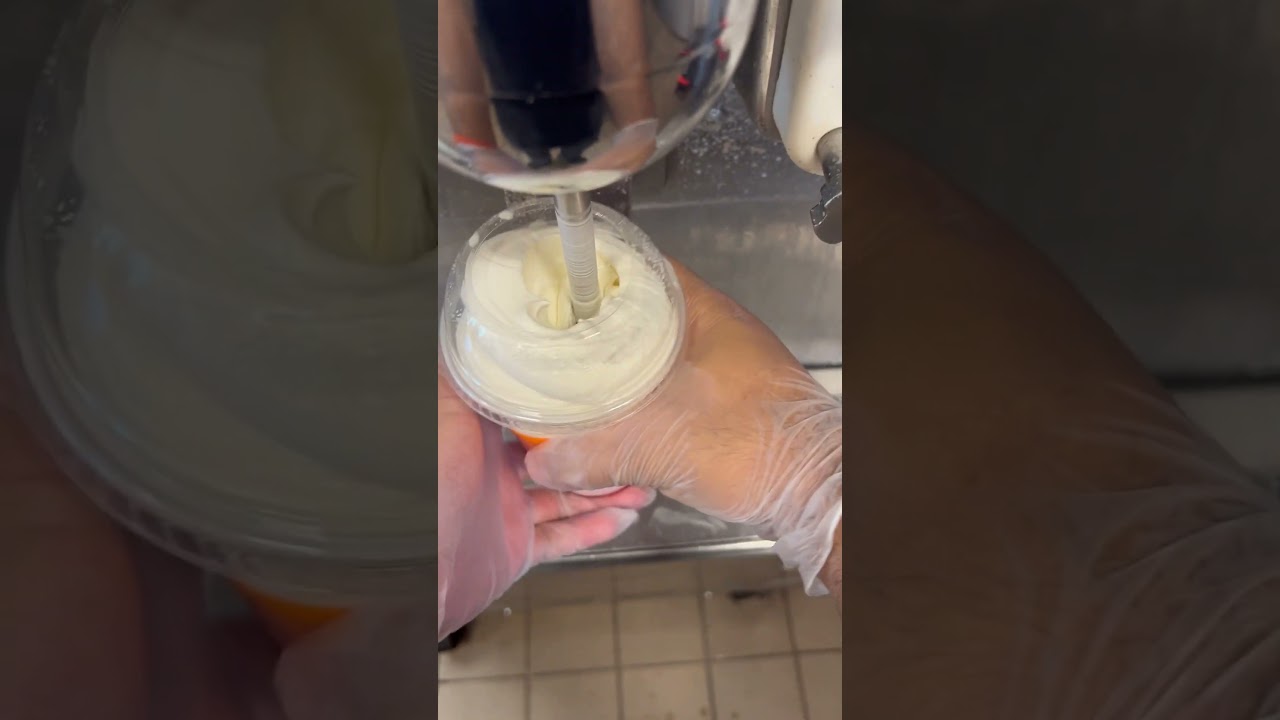 BK POV: How The Burger King Strawberry Milkshake is made #Shorts #BurgerKing