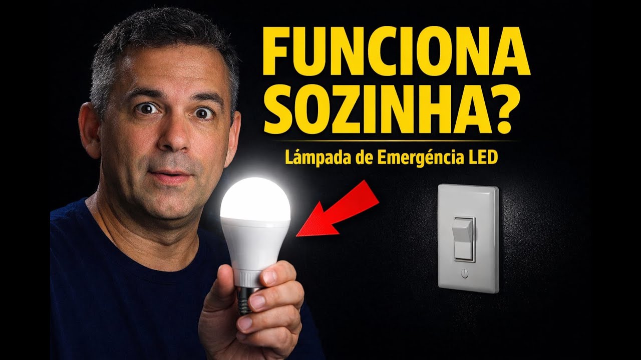 Lâmpada de Emergência LED: Funciona Mesmo? Teste Real + Explicação Elétrica”
