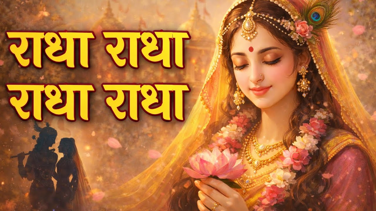 राधा राधा नाम जाप | शांति और प्रेम देने वाला भजन | Radha Naam Jaap 💖🙏