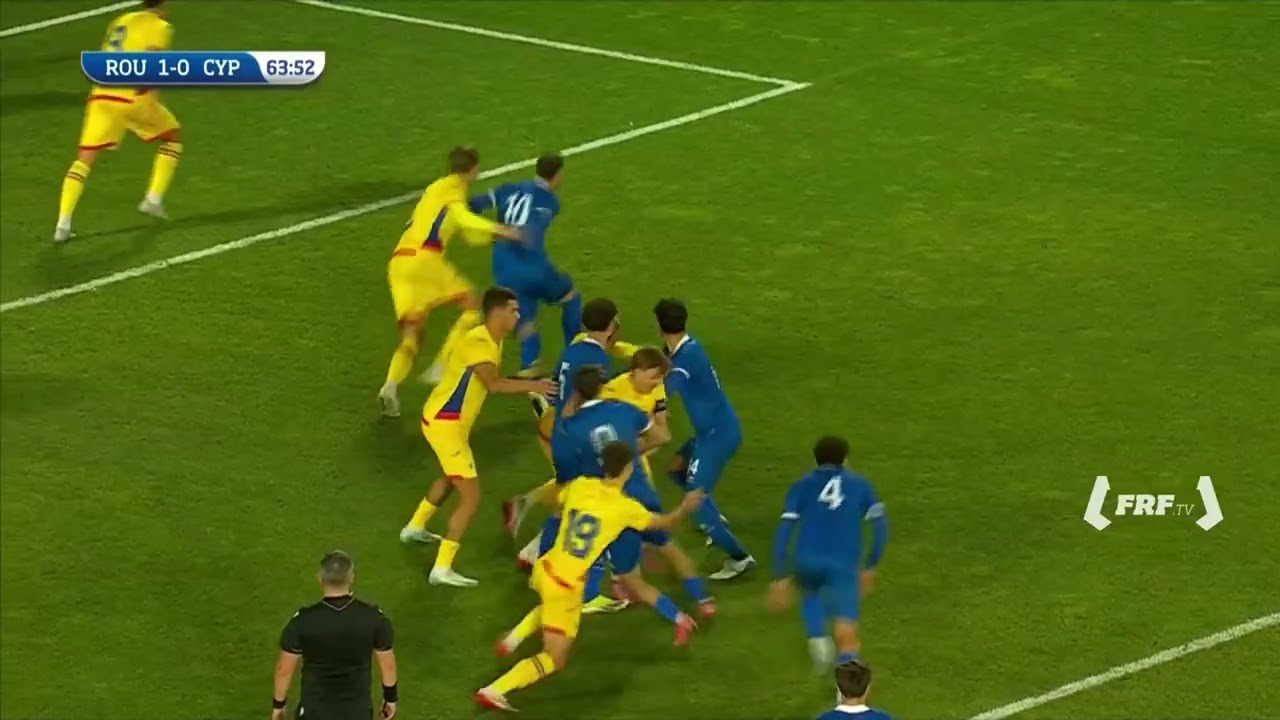 Calificări EURO 2027 | Rom&acirc;nia U21 - Cipru U21 2-0 (Rezumat)