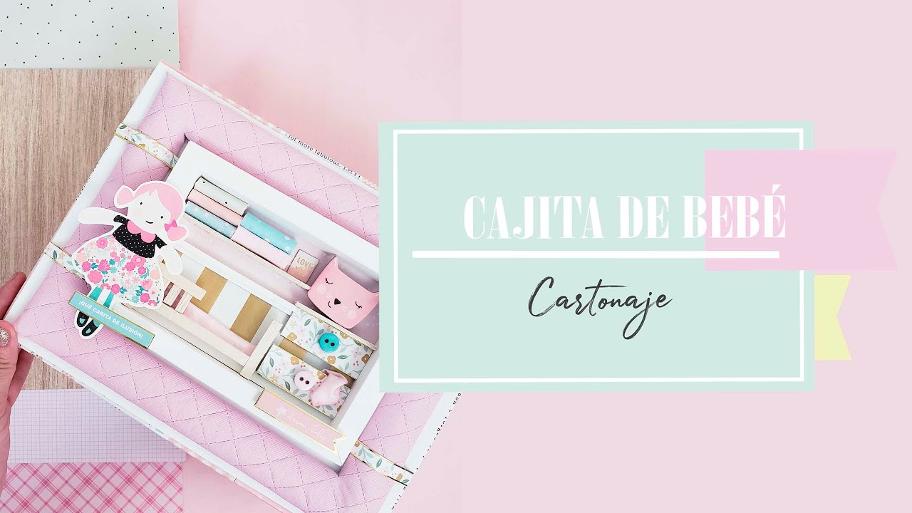 Mi cajita de bebe con portada marco / Cartonaje