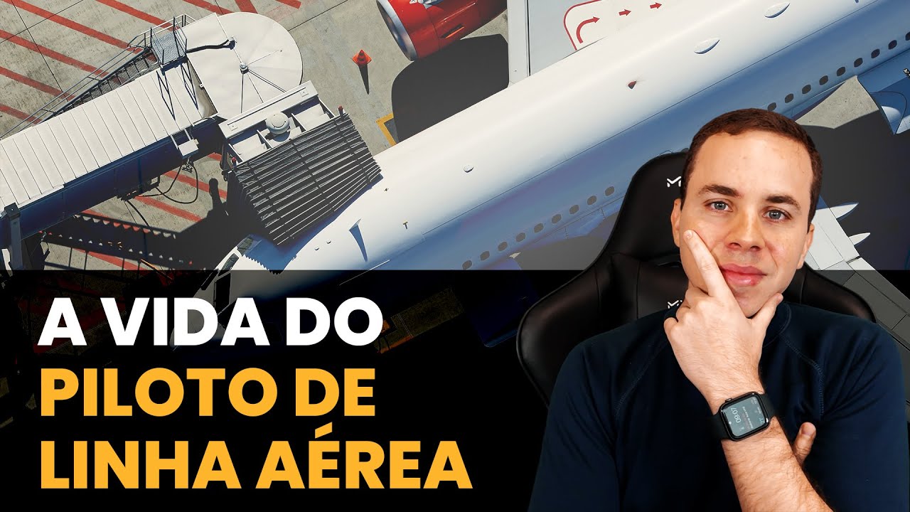 Conteúdo #008 - Como é a VIDA do PILOTO de Linha Aérea. ESCALA DE VOO REAL