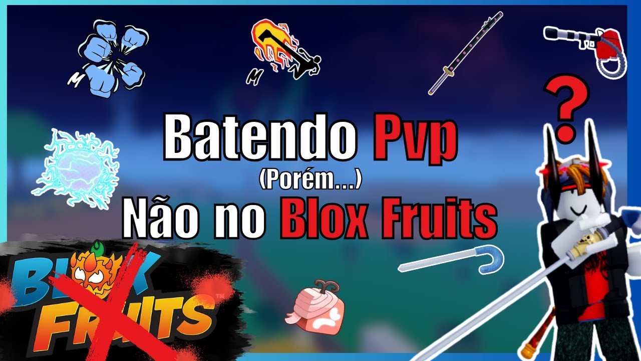 JOGUEI PVP SKILL NOVAMENTE, PORÉM NÃO FOI NO BLOX FRUITS (será que eu ganhei?)