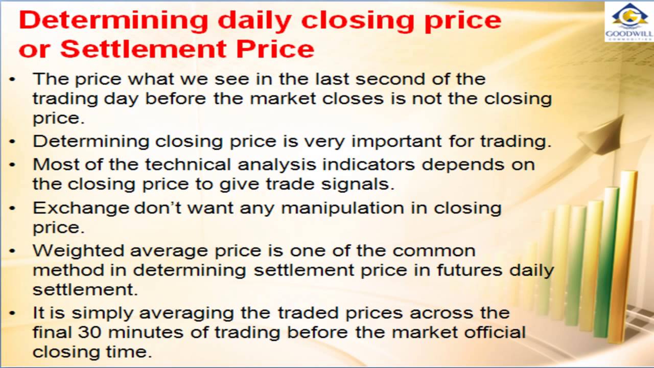 What is settlement price and MTM? MCX Commodity trading lesson and tutorial India