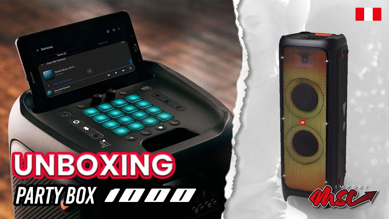 JBL PartyBox 1000 - UNBOXING y prueba de sonido