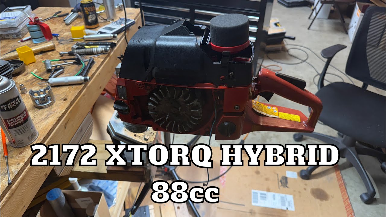 2172 Jonsered xtorq hybrid 88cc build update